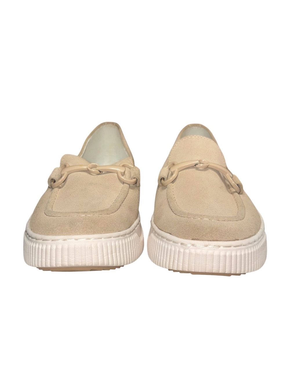 Sofft Fable Loafer Suede In Biege/Tan Neutral Minimalist Coastal Casual Size 7M - Picture 5 of 11